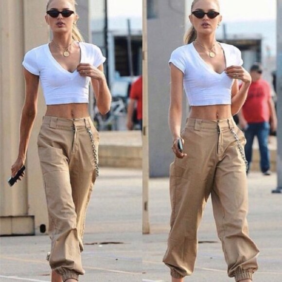 I.AM.GIA Cobain Cargo Jogger Pant In Tan - Picture 2 of 9